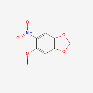 molecular formula C8H7NO5 B1360163 1,3-苯并二氧杂环，5-甲氧基-6-硝基- CAS No. 10310-02-8