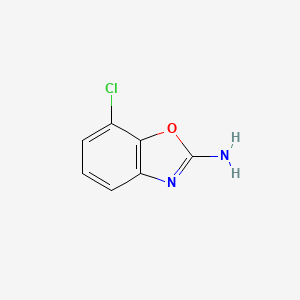 molecular formula C7H5ClN2O B1360165 2-Benzoxazolamine, 7-chloro- CAS No. 64037-11-2