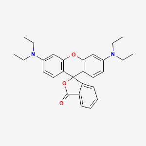 molecular formula C28H30N2O3 B1360167 若丹明 B 碱 CAS No. 509-34-2