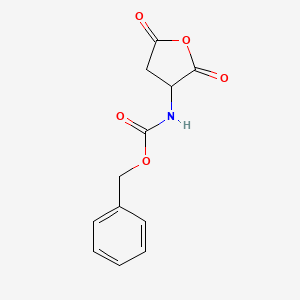molecular formula C12H11NO5 B1360173 benzyl N-(2,5-dioxooxolan-3-yl)carbamate CAS No. 35739-00-5