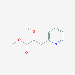 molecular formula C9H11NO3 B13601741 Methyl 2-hydroxy-3-(pyridin-2-YL)propanoate CAS No. 159415-69-7