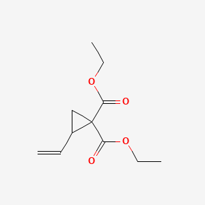 molecular formula C11H16O4 B1360180 Diethyl 2-vinylcyclopropane-1,1-dicarboxylate CAS No. 7686-78-4