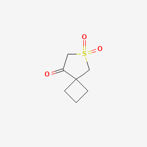 molecular formula C7H10O3S B13601806 6lambda6-Thiaspiro[3.4]octane-6,6,8-trione 