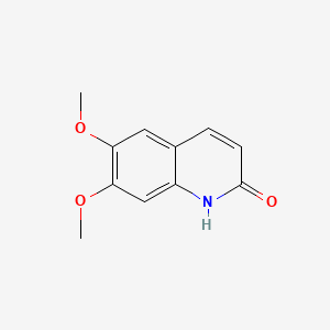 molecular formula C11H11NO3 B1360181 6,7-Dimethoxyquinolin-2(1h)-one CAS No. 5278-38-6
