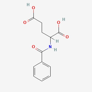 molecular formula C12H13NO5 B1360182 2-(Phenylformamido)pentanedioic acid CAS No. 6460-81-7