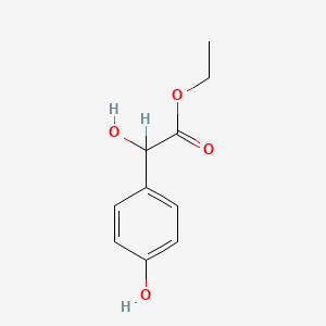 molecular formula C10H12O4 B1360183 Ethyl 2-hydroxy-2-(4-hydroxyphenyl)acetate CAS No. 68758-68-9