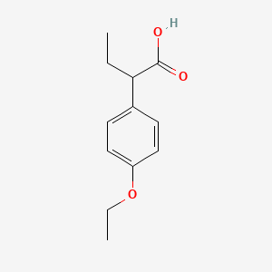 molecular formula C12H16O3 B13601882 2-(4-Ethoxyphenyl)butanoic acid 
