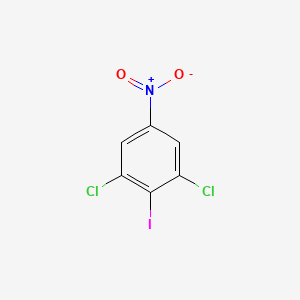 molecular formula C6H2Cl2INO2 B1360190 1,3-Dichloro-2-iodo-5-nitrobenzene CAS No. 62778-19-2