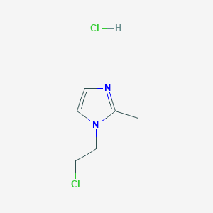 molecular formula C6H10Cl2N2 B1360197 2-Methyl-1-(2-chloroethyl)imidazole, hydrochloride CAS No. 71215-95-7