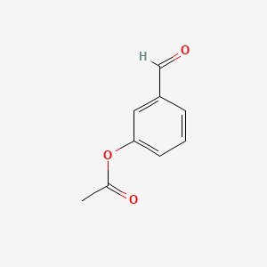 molecular formula C9H8O3 B1360206 3-Formylphenyl acetate CAS No. 34231-78-2