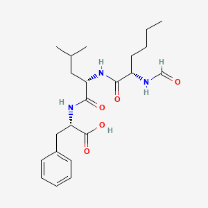 molecular formula C22H33N3O5 B1360209 N-Formyl-Nle-Leu-Phe CAS No. 61864-82-2