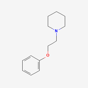 molecular formula C13H19NO B1360213 1-(2-苯氧基乙基)哌啶 CAS No. 74-41-9