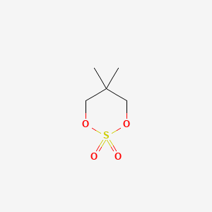 molecular formula C5H10O4S B1360215 1,3,2-Dioxathiane, 5,5-dimethyl-, 2,2-dioxide CAS No. 1755-97-1