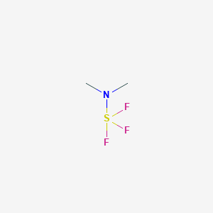 molecular formula C2H6F3NS B1360224 Dimethylaminosulfur trifluoride CAS No. 3880-03-3