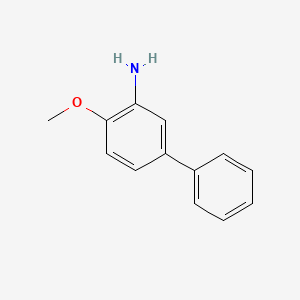 molecular formula C13H13NO B1360227 5-Phenyl-o-anisidine CAS No. 39811-17-1