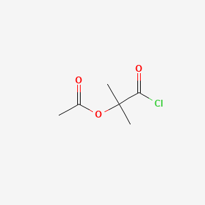 molecular formula C6H9ClO3 B1360228 2-乙酰氧基异丁酰氯 CAS No. 40635-66-3