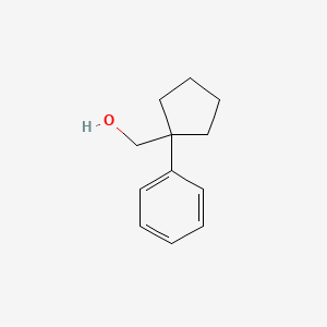 molecular formula C12H16O B1360230 (1-苯基环戊基)甲醇 CAS No. 59115-90-1