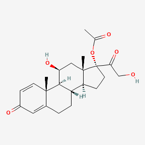 molecular formula C23H30O6 B1360237 Prednisolone 17-acetate CAS No. 52628-64-5