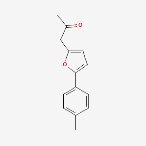 molecular formula C14H14O2 B13602466 1-(5-(P-tolyl)furan-2-yl)propan-2-one 