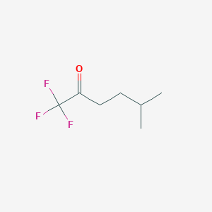 molecular formula C7H11F3O B13602592 1,1,1-Trifluoro-5-methylhexan-2-one 