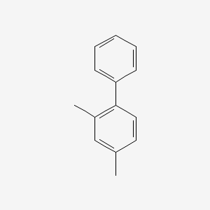 molecular formula C14H14 B1360263 1,1'-联苯，2,4-二甲基- CAS No. 4433-10-7