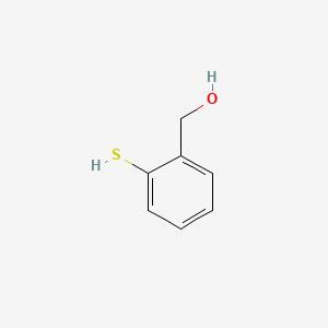 molecular formula C7H8OS B1360266 2-Mercaptobenzyl alcohol CAS No. 4521-31-7