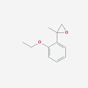 molecular formula C11H14O2 B13602721 2-(2-Ethoxyphenyl)-2-methyloxirane 