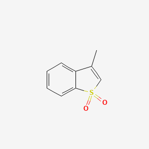molecular formula C9H8O2S B1360273 3-Methylbenzothiophene 1,1-dioxide CAS No. 6406-91-3