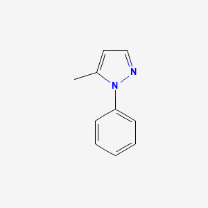 molecular formula C10H10N2 B1360274 5-甲基-1-苯基-1H-吡唑 CAS No. 6831-91-0
