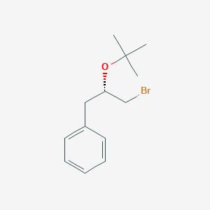molecular formula C13H19BrO B13602742 [(2S)-3-bromo-2-(tert-butoxy)propyl]benzene 