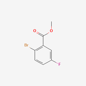molecular formula C8H6BrFO2 B1360276 Methyl 2-bromo-5-fluorobenzoate CAS No. 6942-39-8
