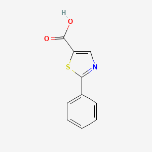 molecular formula C10H7NO2S B1360282 2-Phenylthiazole-5-carboxylic acid CAS No. 10058-38-5