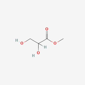 molecular formula C4H8O4 B1360284 Methyl 2,3-dihydroxypropanoate CAS No. 15909-76-9
