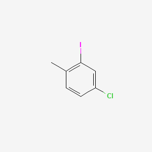 molecular formula C7H6ClI B1360293 4-Chloro-2-iodotoluene CAS No. 33184-48-4