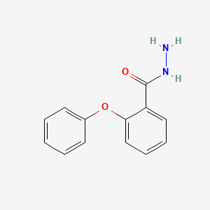 molecular formula C13H12N2O2 B1360298 2-Phenoxybenzhydrazide CAS No. 43038-37-5