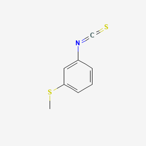 molecular formula C8H7NS2 B1360300 3-(甲硫基)苯异硫氰酸酯 CAS No. 51333-80-3