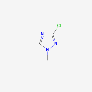 molecular formula C3H4ClN3 B1360302 3-Chloro-1-methyl-1H-1,2,4-triazole CAS No. 56616-92-3