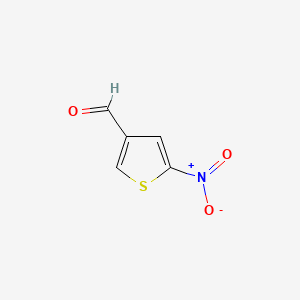 molecular formula C5H3NO3S B1360311 5-Nitrothiophene-3-carbaldehyde CAS No. 75428-45-4