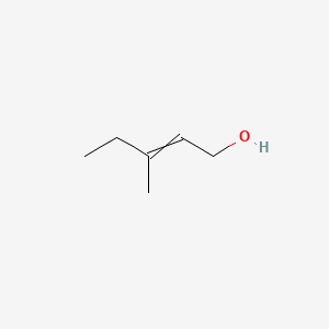 molecular formula C6H12O B1360323 2-Penten-1-ol, 3-methyl-, (Z)- 