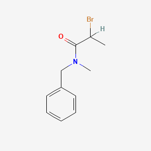 molecular formula C11H14BrNO B1360324 N-Benzyl-2-bromo-N-methylpropanamide CAS No. 100129-07-5