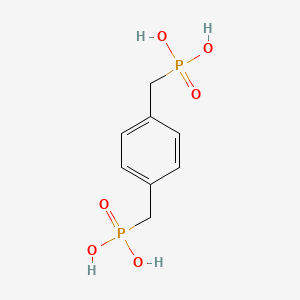 molecular formula C8H12O6P2 B1360328 [4-(phosphonomethyl)phenyl]methylphosphonic Acid CAS No. 4546-06-9