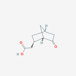 molecular formula C9H12O3 B13603292 rac-2-[(1R,2R,4R)-6-oxobicyclo[2.2.1]heptan-2-yl]aceticacid 