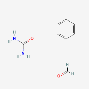 molecular formula C8H12N2O2 B1360331 Urea, polymer with formaldehyde and phenol CAS No. 25104-55-6