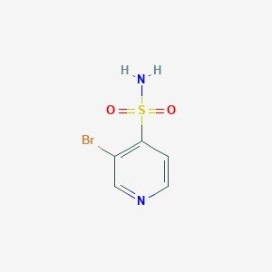 molecular formula C5H5BrN2O2S B13603355 3-Bromopyridine-4-sulfonamide 