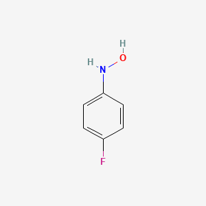 molecular formula C6H6FNO B1360337 4-Fluoro-N-hydroxybenzenamine CAS No. 406-00-8