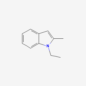 molecular formula C11H13N B1360344 1-Ethyl-2-methyl-1H-indole CAS No. 40876-94-6