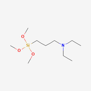 molecular formula C10H25NO3Si B1360345 (N,N-Diethyl-3-aminopropyl)trimethoxysilane CAS No. 41051-80-3