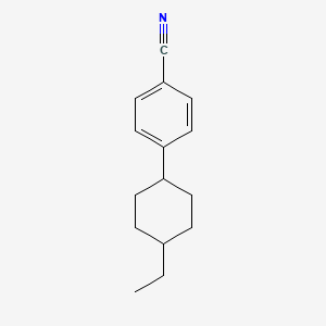 molecular formula C15H19N B1360353 4-(4-Ethylcyclohexyl)benzonitrile CAS No. 72928-54-2