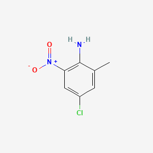 molecular formula C7H7ClN2O2 B1360359 4-Chloro-2-methyl-6-nitroaniline CAS No. 62790-50-5