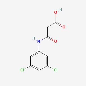 molecular formula C9H7Cl2NO3 B1360363 3-[(3,5-Dichlorophenyl)amino]-3-oxopropanoic acid CAS No. 53219-94-6
